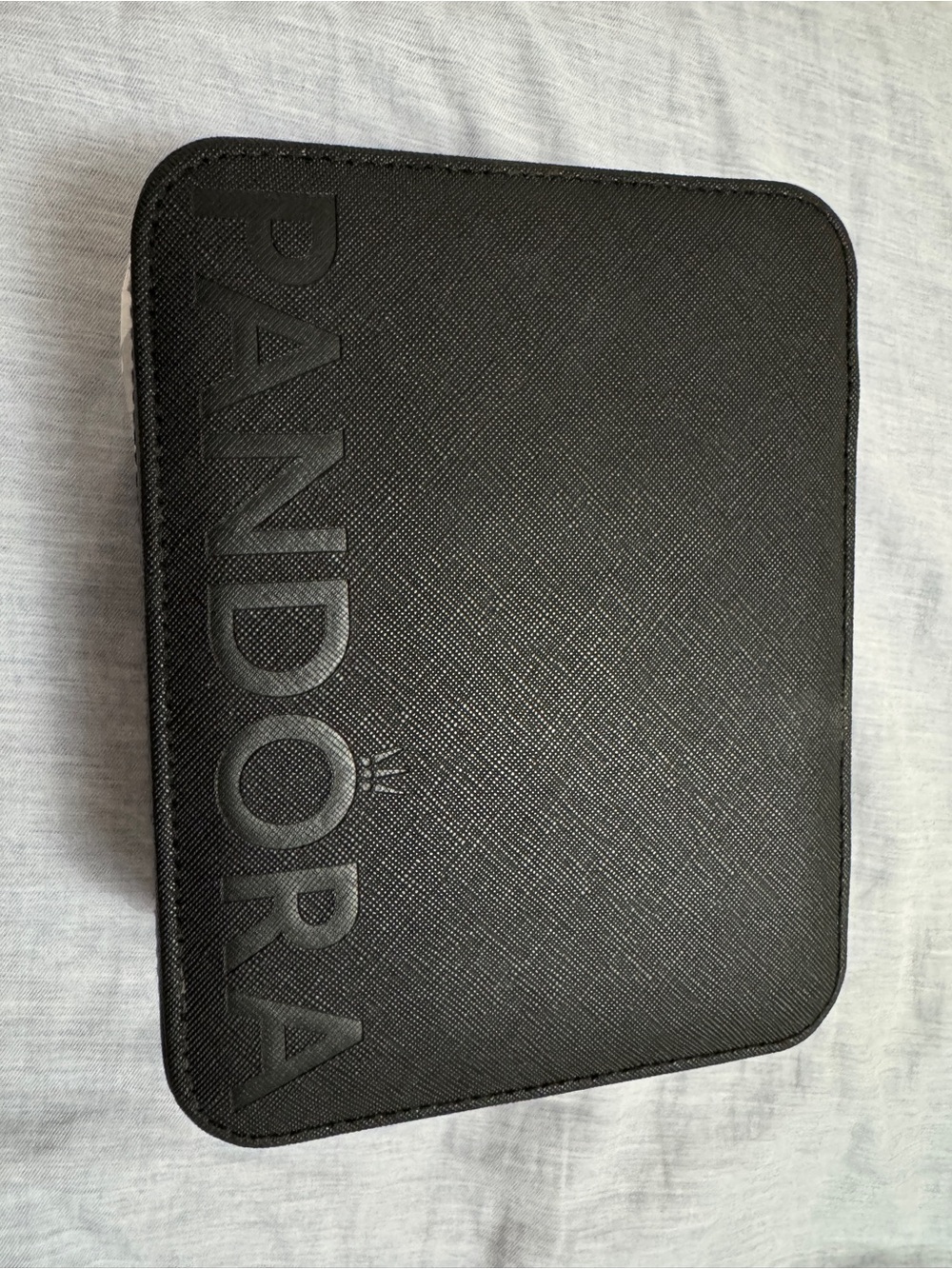 Pandora Black Textured Travel Jewelry Organizer